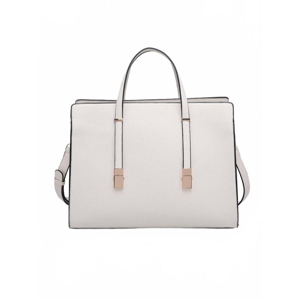 NEW JEN & CO. women's sybil tote bag in off white